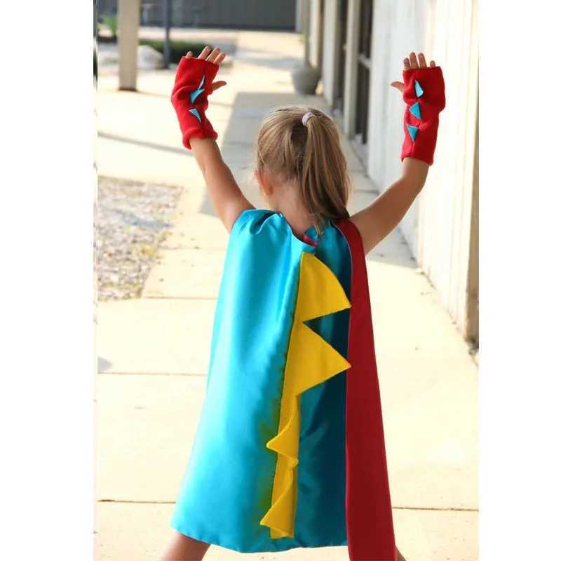 Toothless Dragon Costume Dinosaur Cape Child Costume Dragon Dress Up Girls Boys Halloween Costumes Cosplay Dinosaur Costume W250117