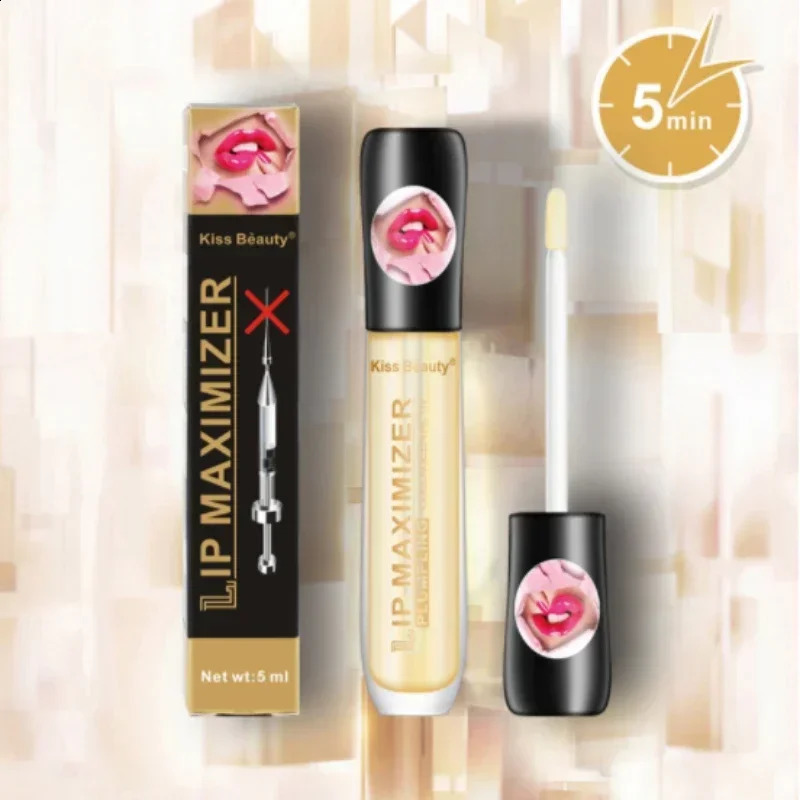 5ml Sexy Plumping Lip Oil Collagen Increase Mouth Repair Reduce Lip Tenderness Enhance Moisturizing Care Essence Bright White 250121