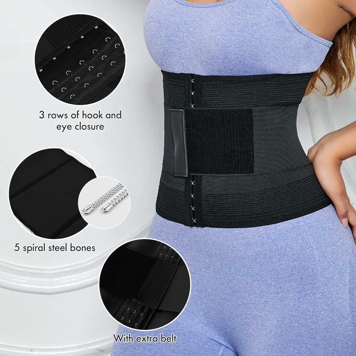 Waist Trainer For Women Waist Cincher Corset Shapewear Tummy Control Body Shaper Workout Girdle W250120