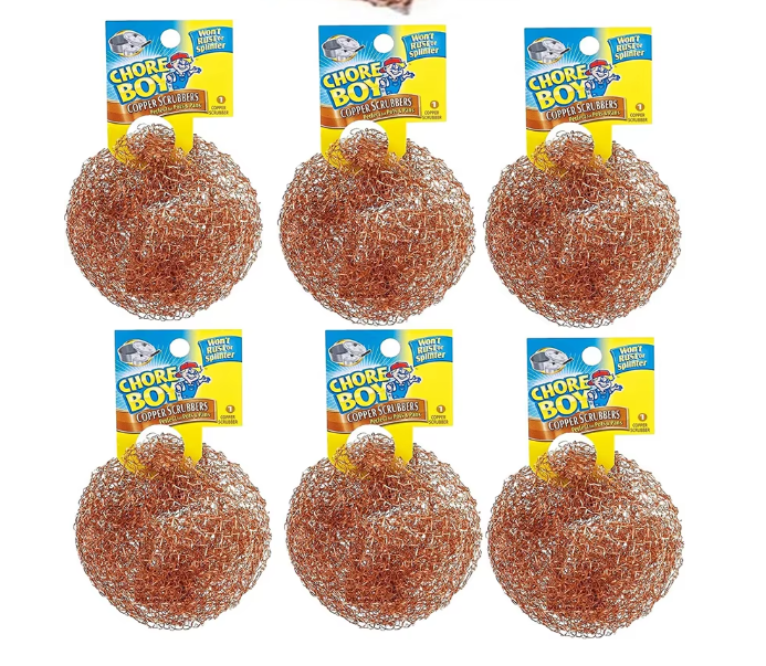 100% pure copper kitchen steel velvet chore boy copper washer Dishwashing Cleaning Equipments kitchen steel velvet miscellaneous boy copper washer
