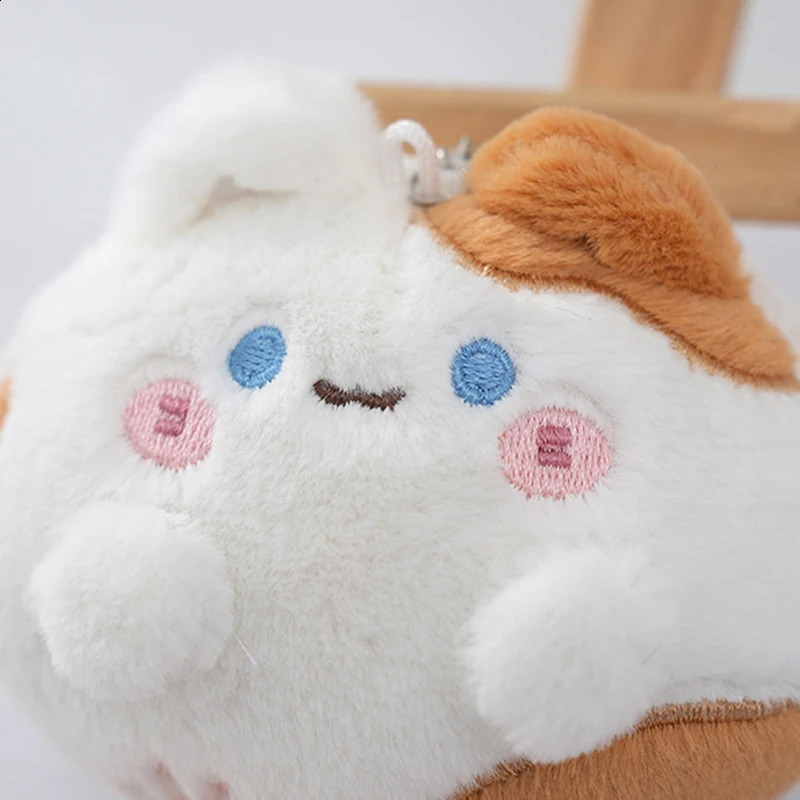 Kawaii Long Tail Cat Plush Doll Pendant Cute Soft Stuffed Keychain High Quality Lovely Gift Bag Decoration Car Key Accessories250114