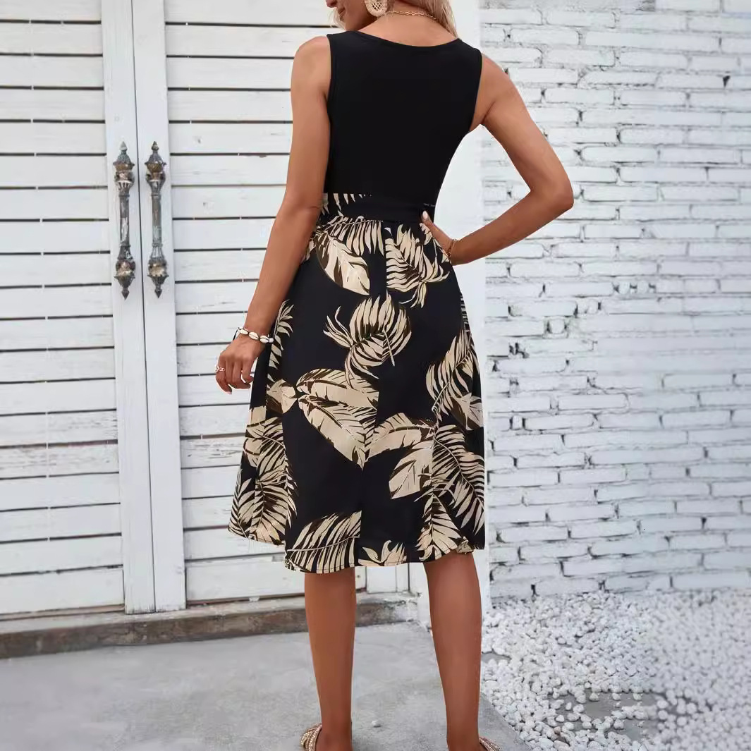 2025 Holiday Printed Designer Beach Skirt Summer New Casual Style Dress