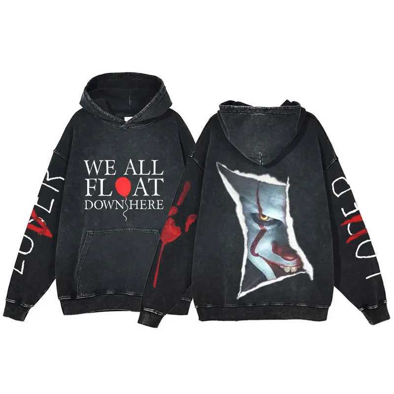 Terrifier 2 Hoodie Horror Movie Halloween Pullover Print Hoodie Kids Men Hooded Sweatshirt Autumn Long Sleeve Tops Hip Hop Y2k W250117