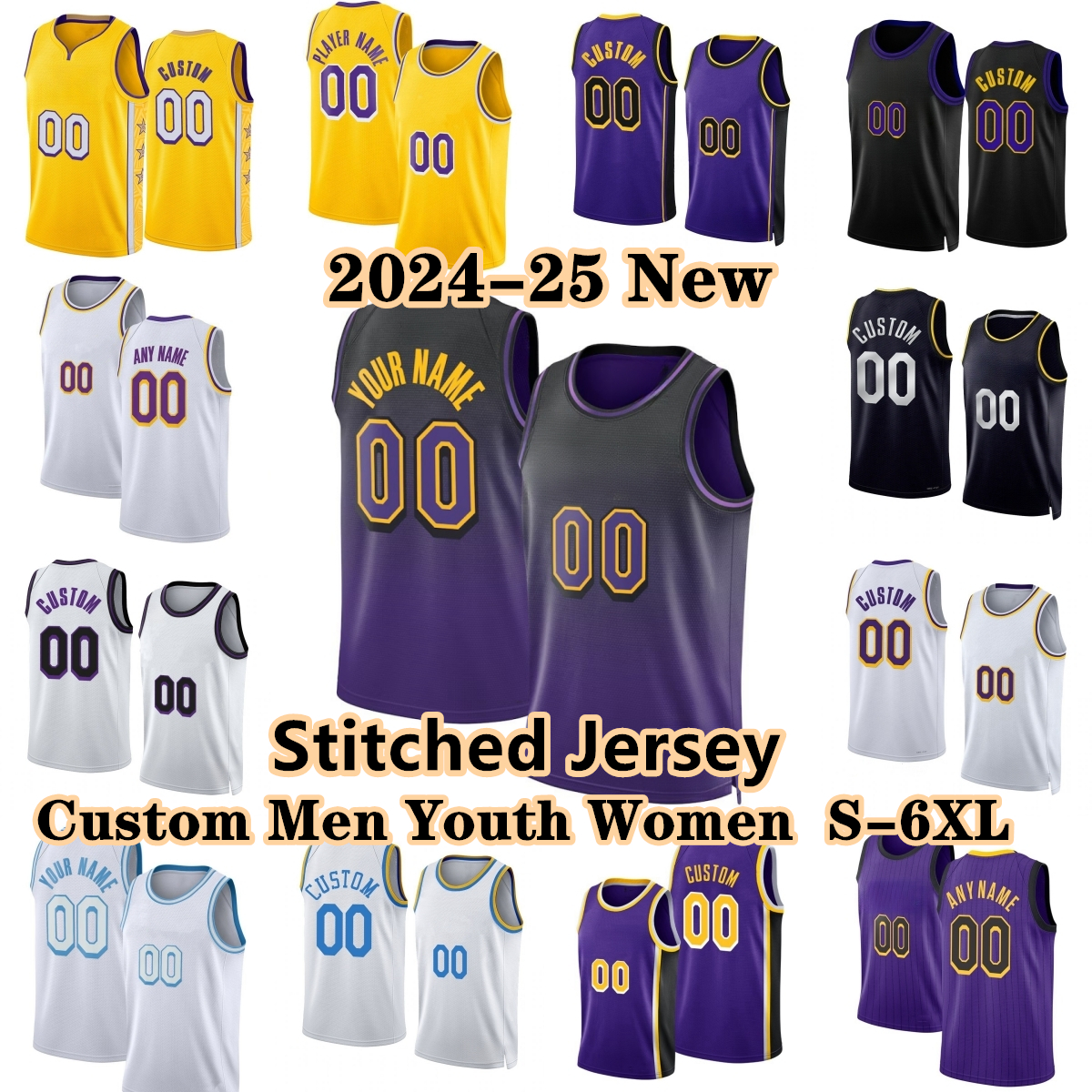 24/25 City Basketball Jerseys Doncic Stitched James Rui Russell Hachimura Austin Reaves Jarred Vanderbilt Max Christie Hood-Schifino Maxi Kleber Knecht Wood