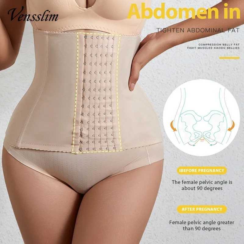 Vensslim S-6XL Plus Size Waist Trainer Corset Women Body Shaper Slimming Belt Tummy Control Hooks Wrap Belly Compression Strap W250120
