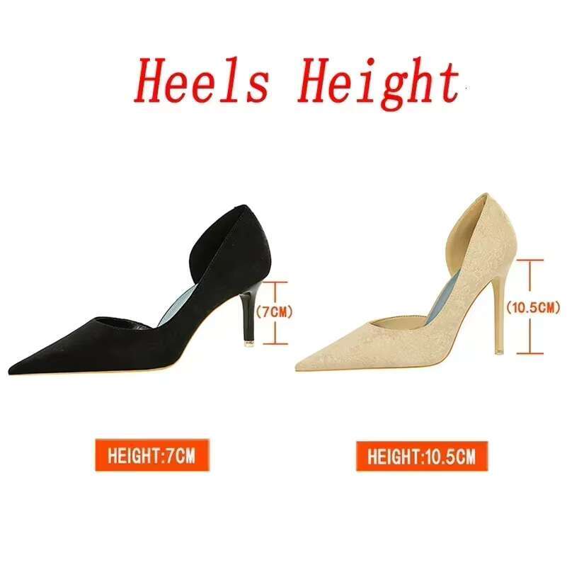 Women Side Hollow Designer Mid Low Basic Green Pumps Lady 7cm 10.5cm High Heels Wedding Bridal Prom Stiletto Slip on Shoes