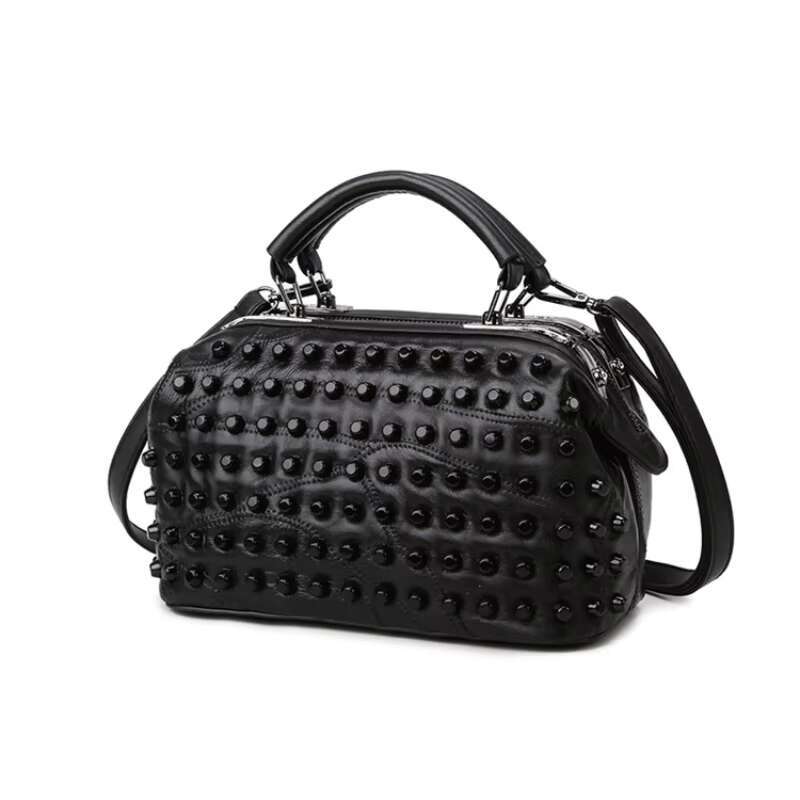 Original Brands Designer Handbag Women 2025 New In Fashion Rivet Casual Shoulder Large Capacity Trend Chic Crossbody Bag