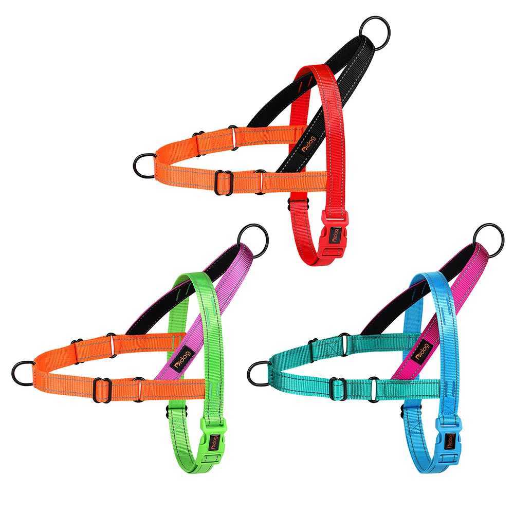 Nylon Dog Harness No Pull Dog Harnesses Vest Soft Padded Pet Walking Vests Harnesses Durable For Small Medium Large Dogs Pug 250116