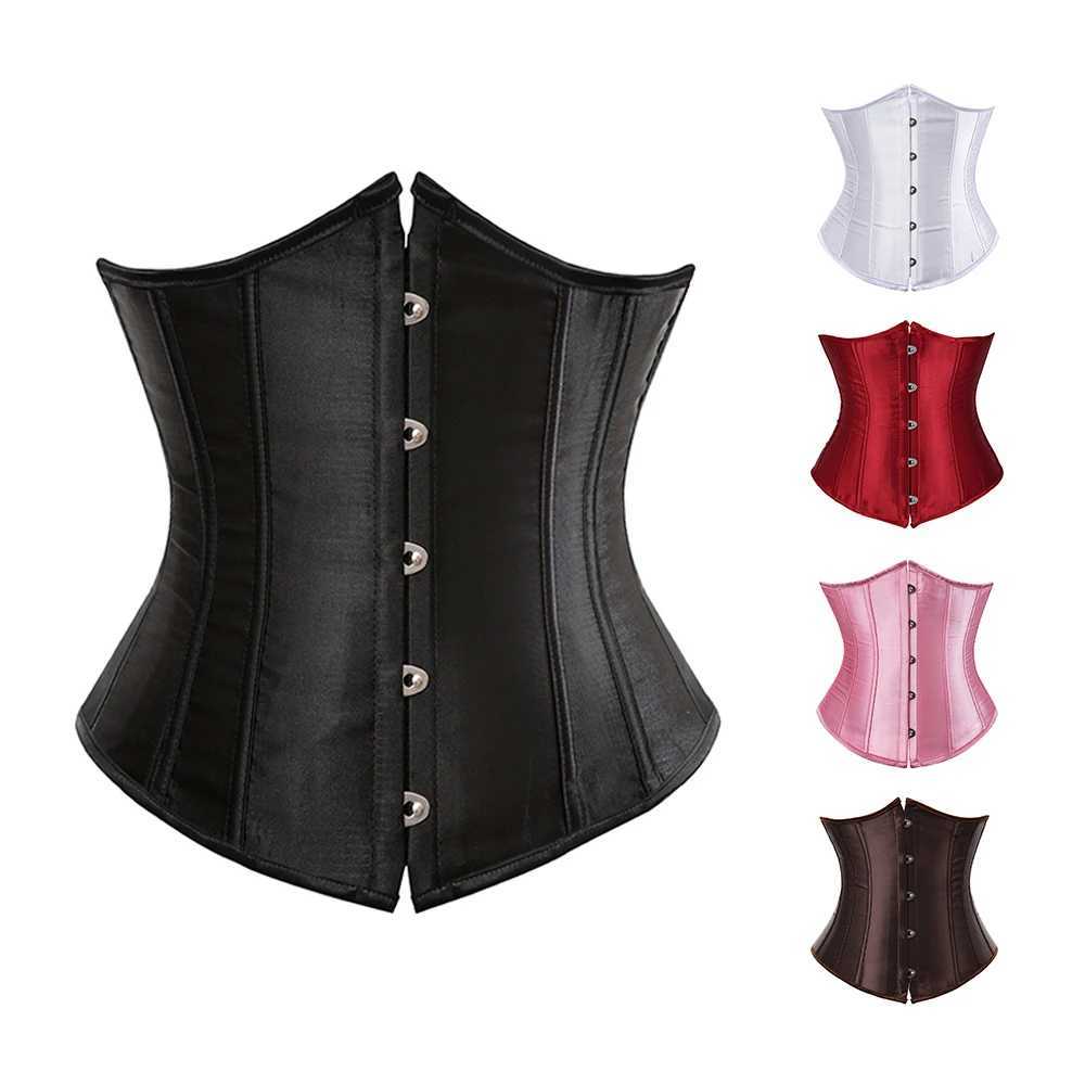 SEXY Gothic Underbust Corset and Waist cincher Bustiers Top Workout Shape Body Belt Plus size Lingerie S-6XL W250120