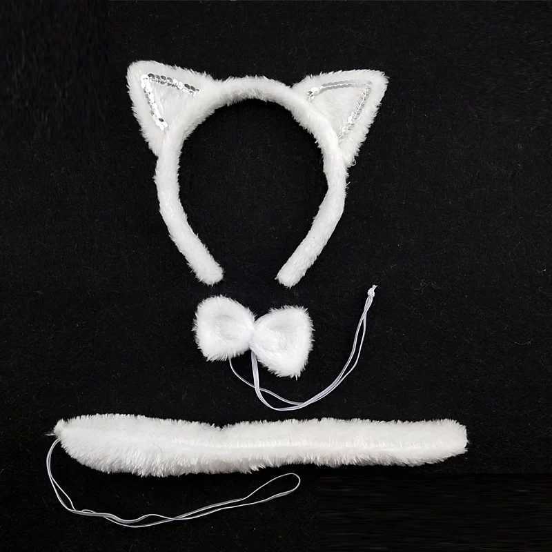 Halloween Party Kids Cosplay Festival Performance Costume Children Cute Cat Ears Gloves Stage Performance Suit Birthday Gift W250117