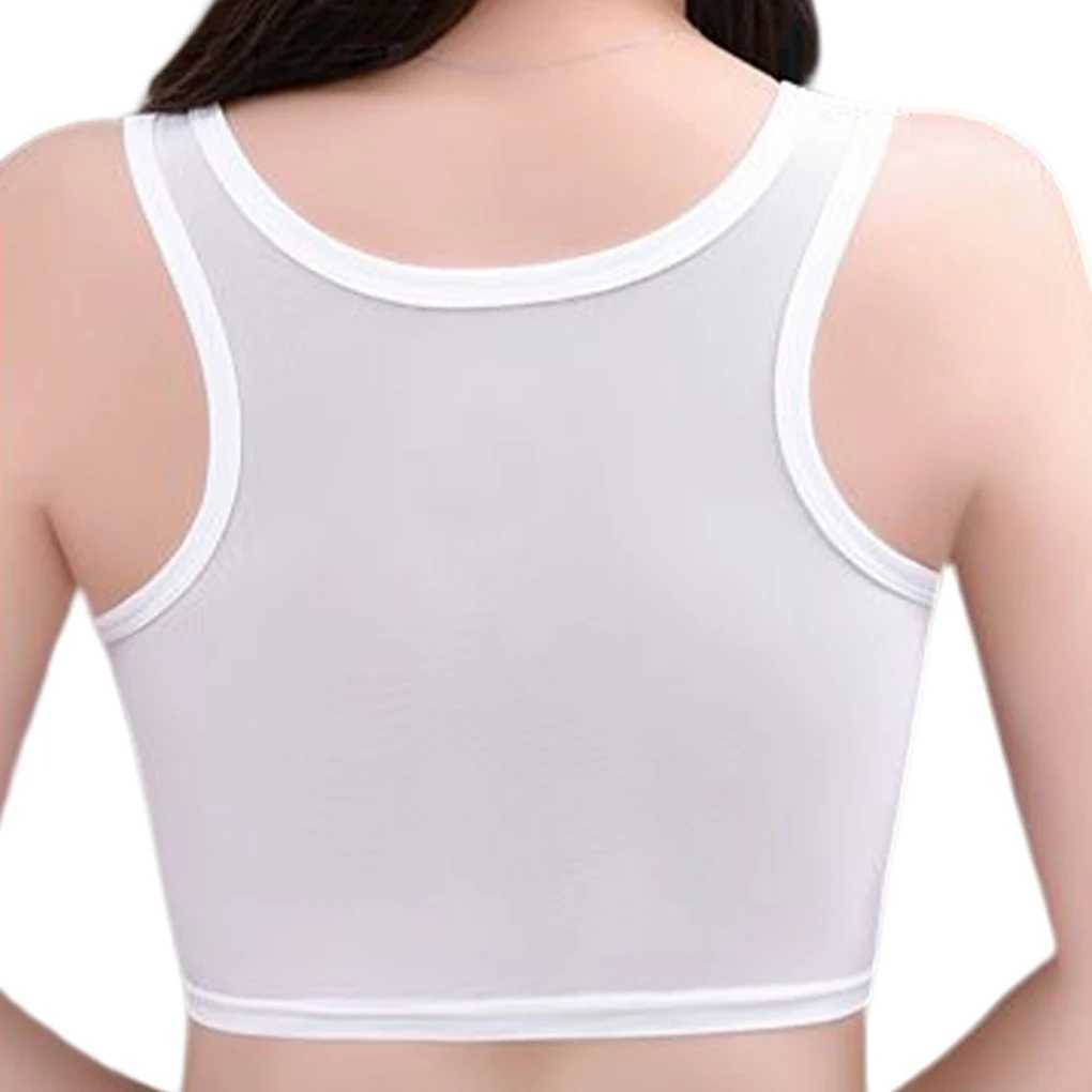 M-XXL Flat Breast Binder Corset Tomboy Lesbian Underwear Women Seamless Summer Short Vest Plus Size Tank Top Shaper Bustier W250120