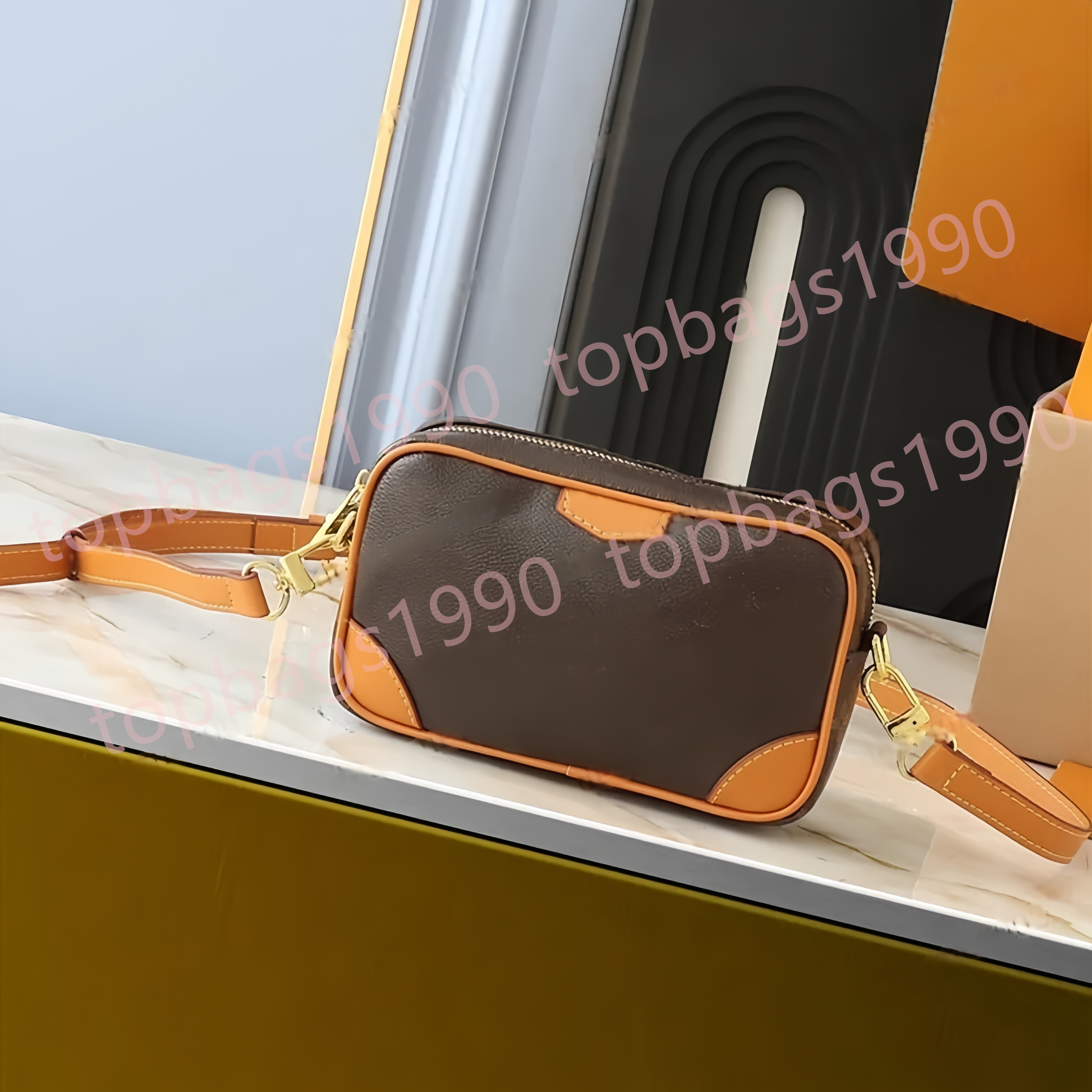 Wholesale Designer women Handbags Vintage small square bag crossbody bag lady shoulder bag for women fashion purse luxury handbag canvas messenger Evening bags
