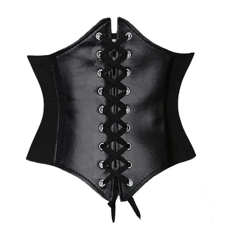 Womens Corset Body Shapewear Sexy Wide Leather Belt Cummerbunds Strap Belts for Women High Waist Slimming Corsets and Bustiers W250120