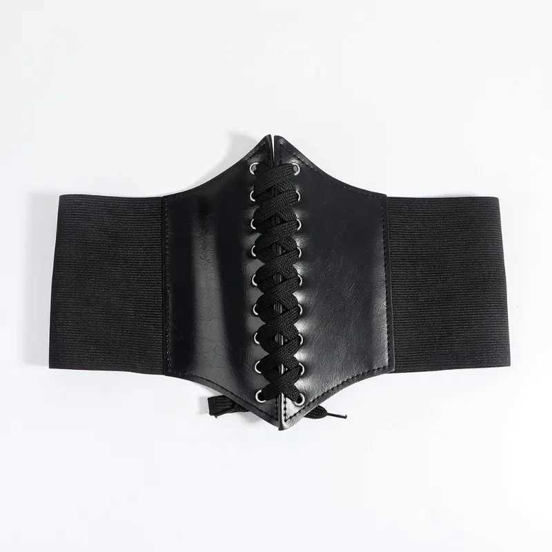 Fashion Corset Wide Belts Faux Leather Slimming Body Shaping Girdle Belt for Women Elastic Tight High Waist for Daily Wear W250120