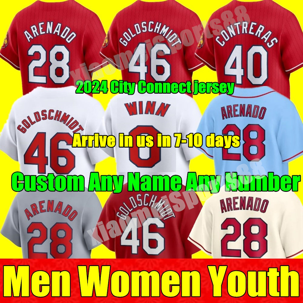 2025 Custom S-4XL City Connect Baseball Jersey Nolan Arenado Masyn Winn Brendan Donovan Lars Nootbaar Alec Burleson Sonny Gray Men Women Youth