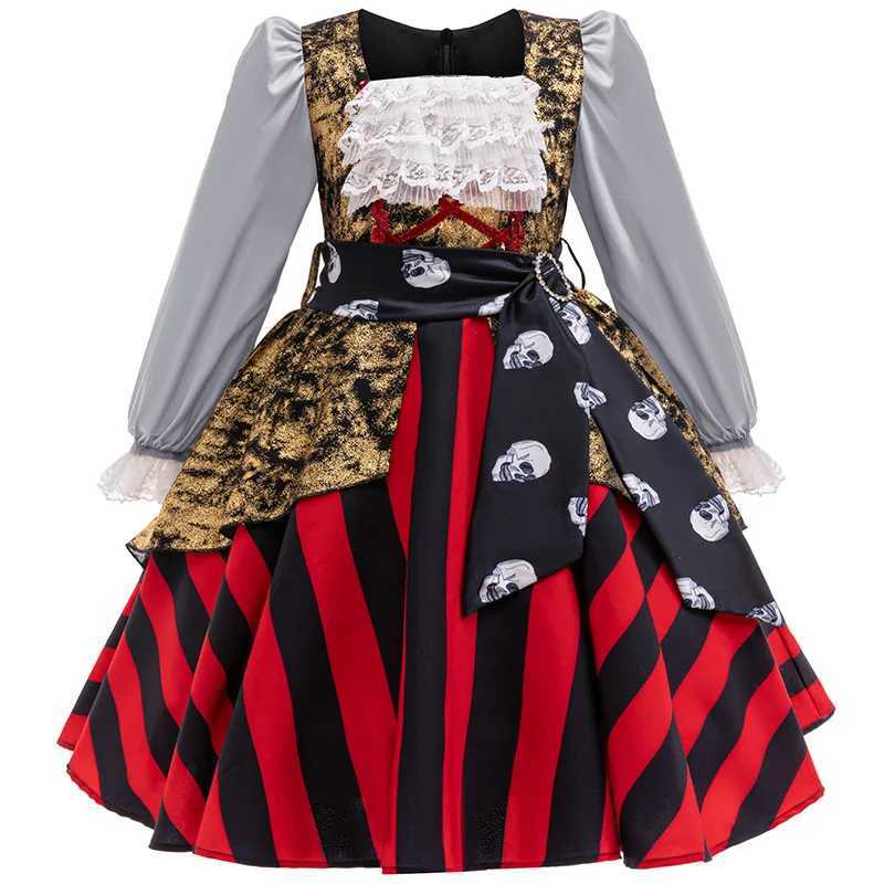 Boys Buccaneer Pirate Captain Hook Costume Cosplay Kids Halloween Purim Fancy Dress 4-10Years Carnival Party Fancy Costume W250117