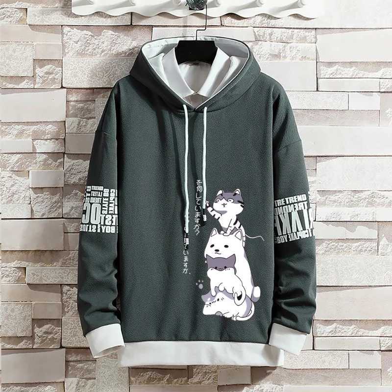 Sweatshirt for Mens Clothing Y2k Clothes Graphicsport Gym New in Hoodies Sweatshirts Hoodies Anime Hoodie Men Goth W250117