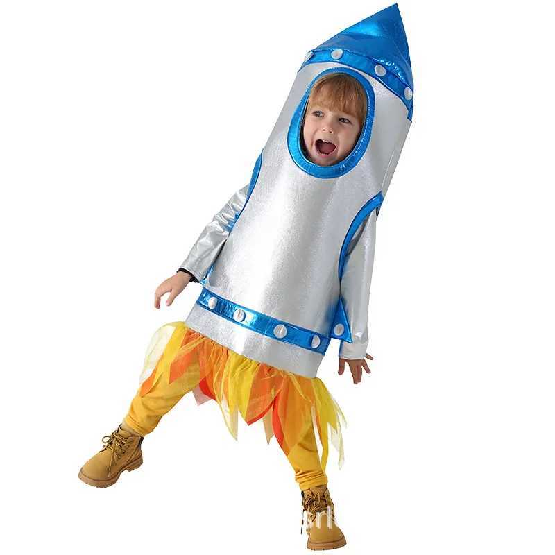 Order Unisex Kids Children Boys Girls Rocket Rocketship Costume Spaceship Space Shuttle Cosplay Sponge Suit W250117