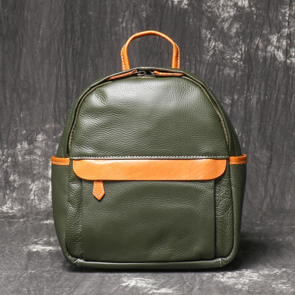 LUOKIR Trendy Womens Small Backpack Versatile Fashion Leather Small Backpack Lightweight Casual Travel Bag School Bag 250122