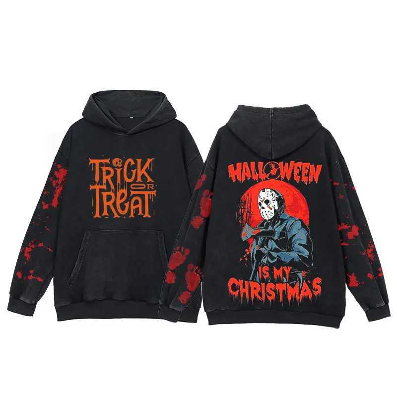 Terrifier 2 Hoodie Horror Movie Halloween Pullover Print Hoodie Kids Men Hooded Sweatshirt Autumn Long Sleeve Tops Hip Hop Y2k W250117