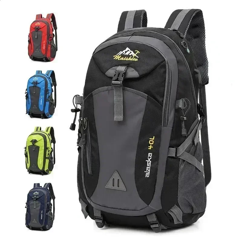 Weysfor 40L Waterproof Men Backpack Travel Pack Sports Bag Outdoor Mountaineering Hiking Climbing Camping for Male 250121