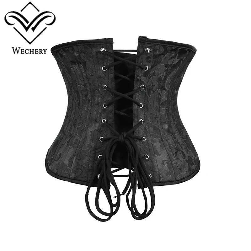 Underwear white black tight corset womens waist belt plus size top short steel frame girl weight loss waist shape Gothic clothing body W250120