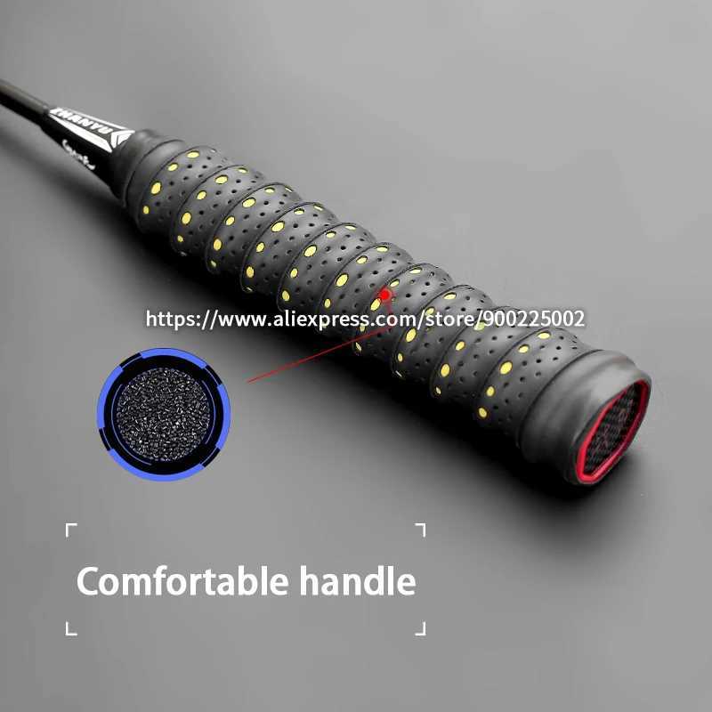 High Tension 35LBS Full Caon Fiber Badminton Rackets With Bags String Professional 4U G5 Offensive Racquet Speed Sports Padel W250121