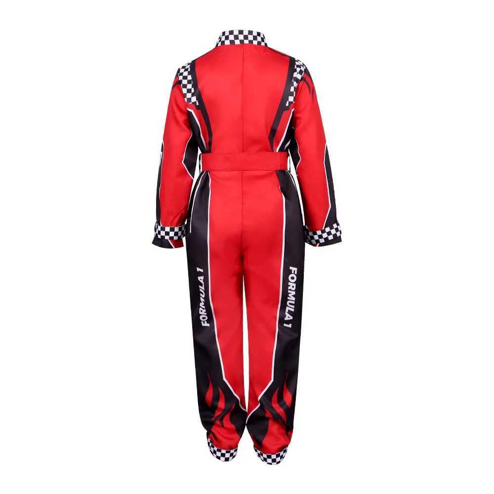 Boy Racer Cosplay Costume Red Classic One-Piece Training Racing Uniform Suit For Children Halloween Karting Jersey Clothes Adult W250117
