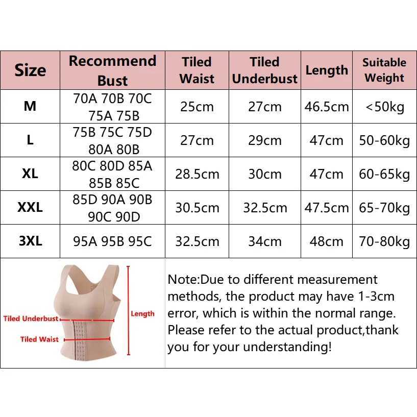CXZD Women Shapewear Padded Tummy Control Tank Top Corset Slimming Camisole Sheath Body Shaper Bra Posture Corrector Compression W250120