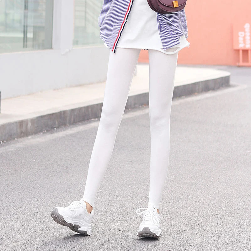 Summer Leggings for Women High Elasticity Female Casual Solid Color Autumn Modal Trousers Ladies Legging 250109
