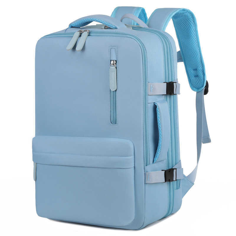 Mens backpack high end large capacity travel bag womens trendy college student backpack expandable laptop bag