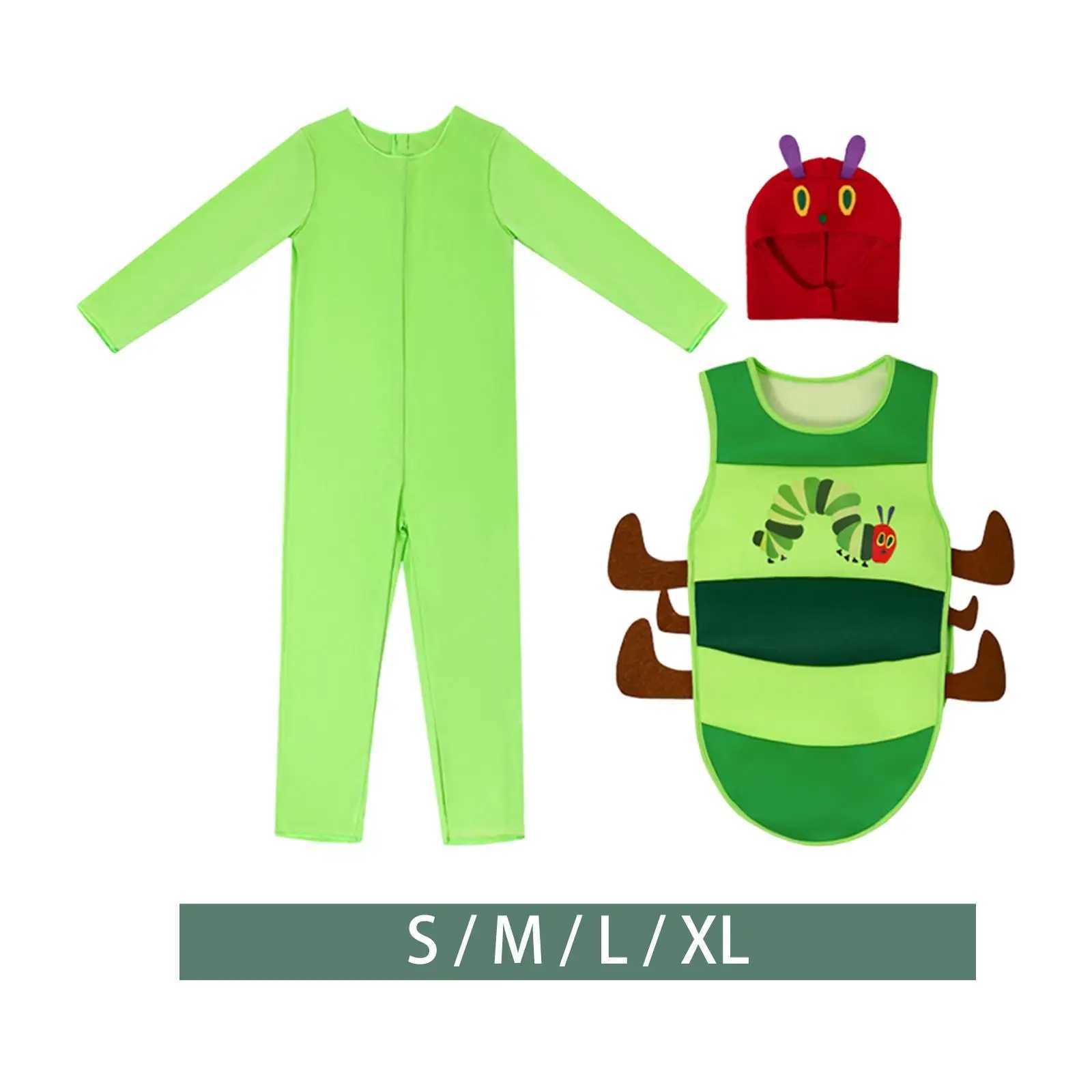 Childrens Caterpillar clothing role-playing costume set Caterpillar clothing role-playing costume Easter holiday party W250117