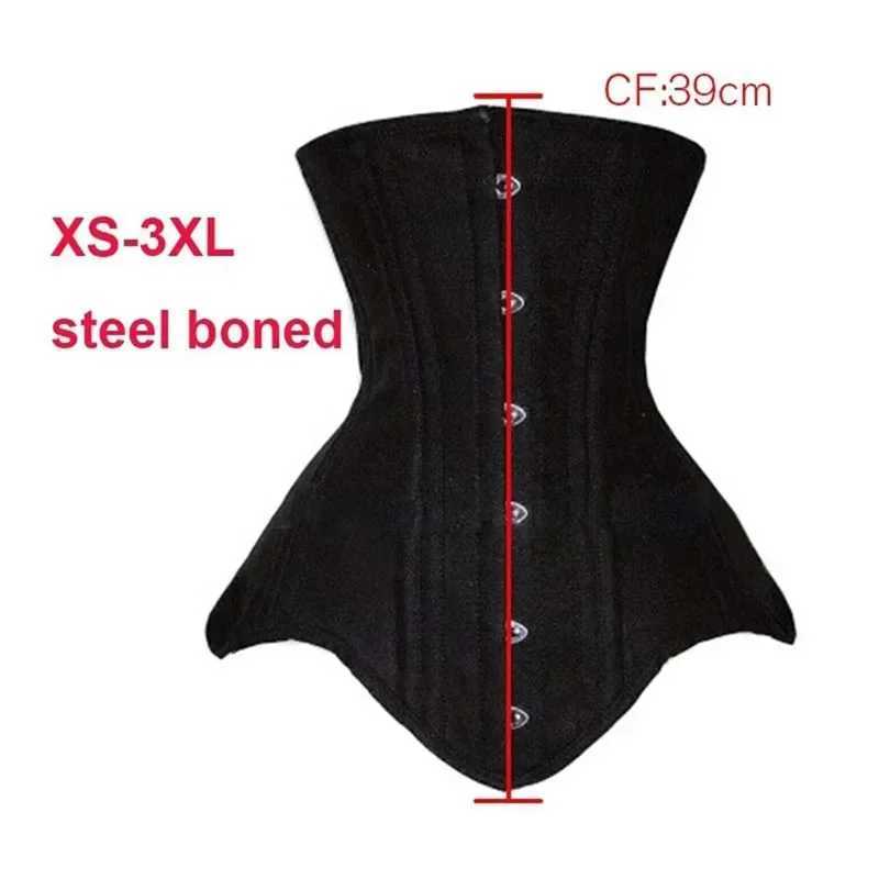 Womens Sexy Corsets Bustiers Top Gothic Slimming Corset On Torso Steel Bones Underbust Curve Shaper Body Shapewear Plus Size W250120