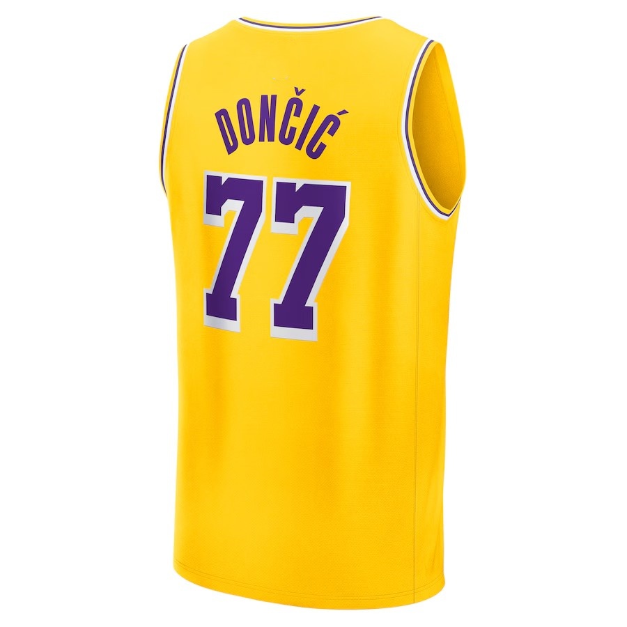 Luca Doncic Jersey New Yellow Jersey Basketball Men Stitched Jerseys S-XXL Mix Match Order