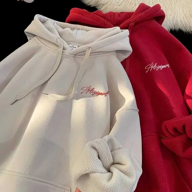 Mens High Street Letter Print Hoodies 2025 New Casual Oversized Fashion Hoodie Mens Y2K Retro Long Sleeve Hoodie W250117