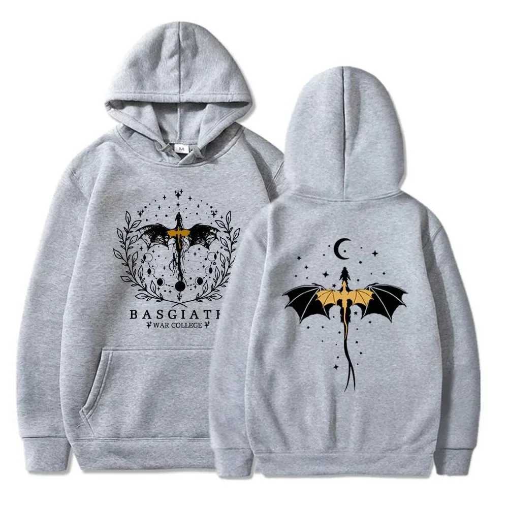 Basgiath War College Cotton Hoodies Fourth Wing Women Men Clothing Printed Graphic Spring Autumn Sweatshirt Strtwear Tops W250117