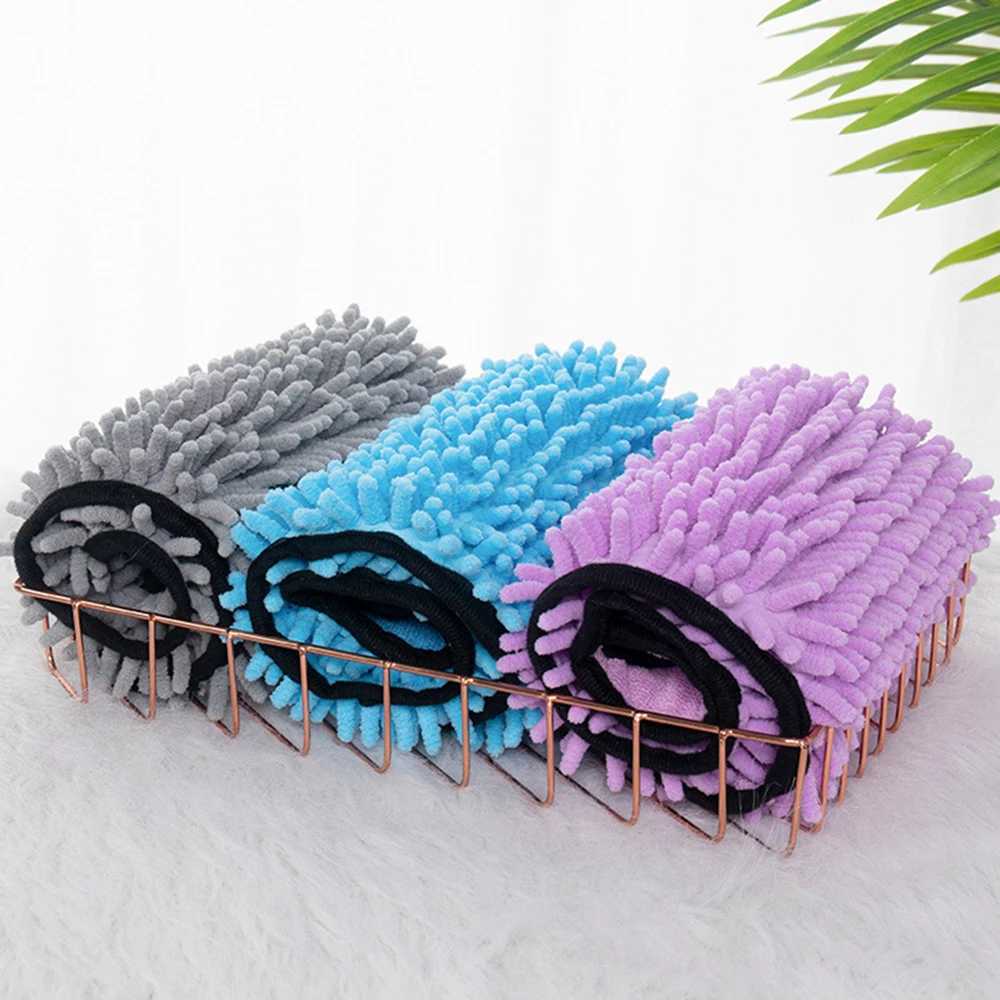 Cats and Dogs Towel Soft Fiber Super Absorbent Quick Dry Pet Bath Towel Convenient Pet Cleaning Washcloth Home Puppy Accessories M250118