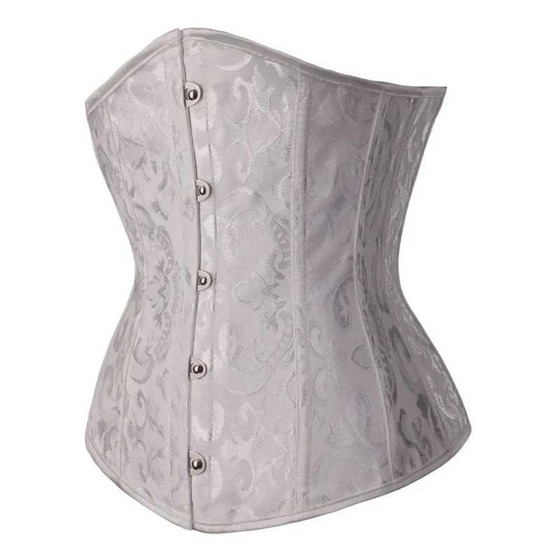 Underbust Corset Floral Push Up Boned Bustier Gothic Corset For Women Front Busk Gorset Corset Sexy Women Gothic Corset W250120