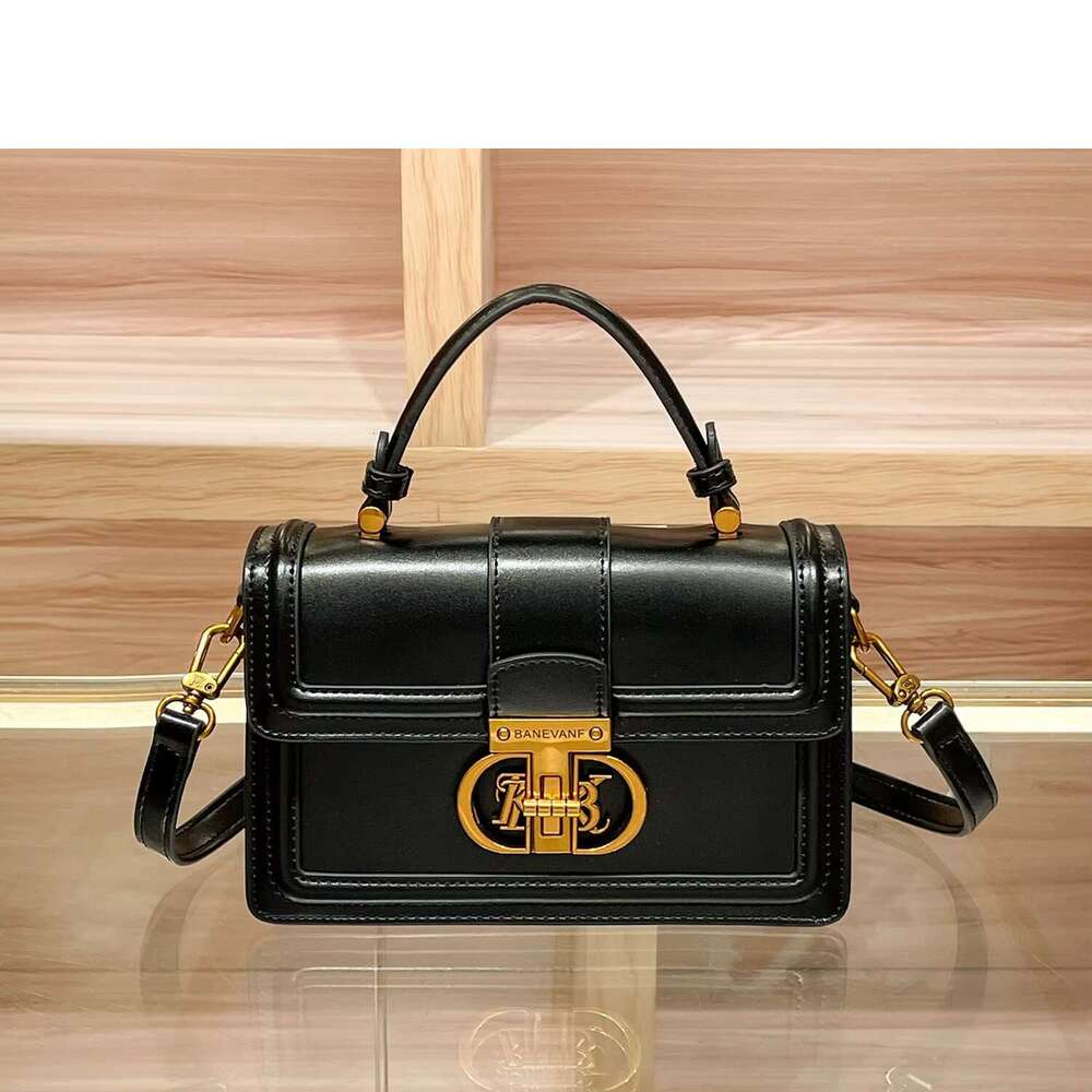 Simple Cowboy Lock Girls Handbag Fashion Splicing Ladies Shoulder Small Square Bag New Letter Girl Crossbody PU Material Metal D