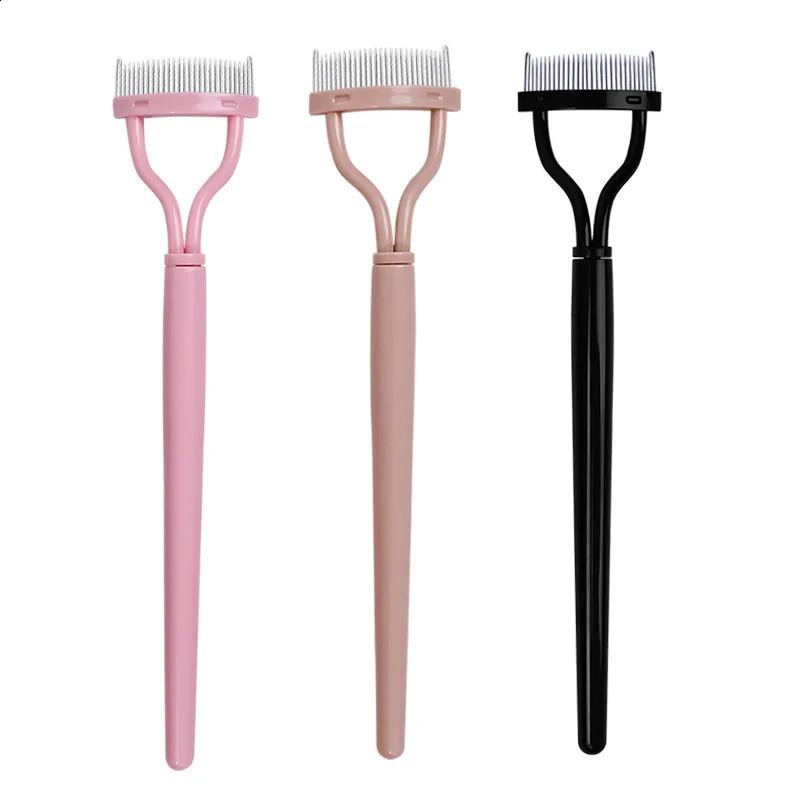 Eyelash Separator Metal Teeth Straight Curler Beauty Makeup Stainless Brush Comb Mascara Curl Tool 250115