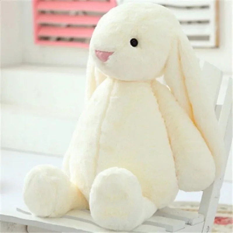 3040cm Cute Plush Toy Stuffed Rabbit Doll Babies Sleeping Companion Long Ear Childrens Gift 250115