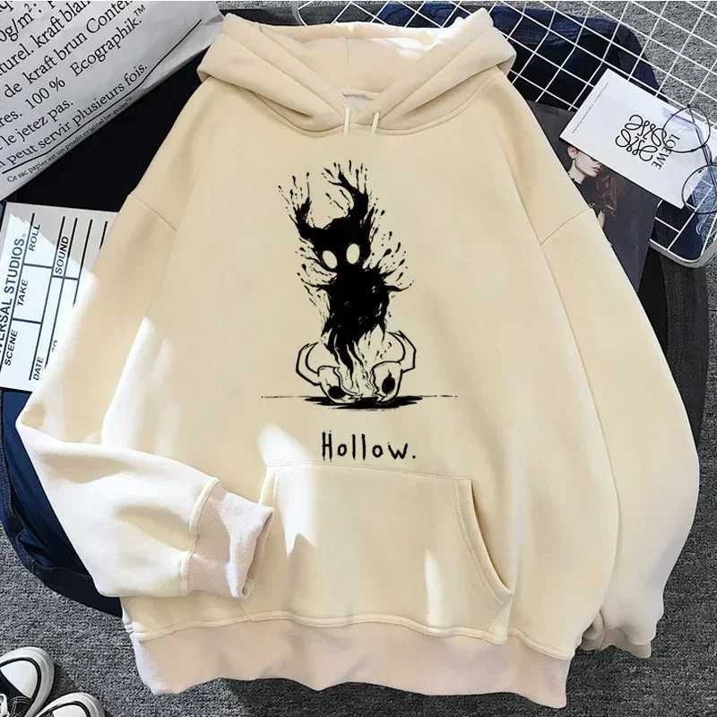 Hollow Knight Hoodies Men Korea Ulzzang Grunge Y2k Aesthetic Fmale Fashion Casual HipHop Sweatshirt Harajuku Unisex W251020