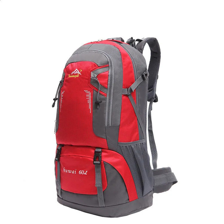 60L Waterproof Climbing Backpack Rucksack Travel Packs Outdoor Sports Bag Hiking Camping Women Trekking for Male 250121