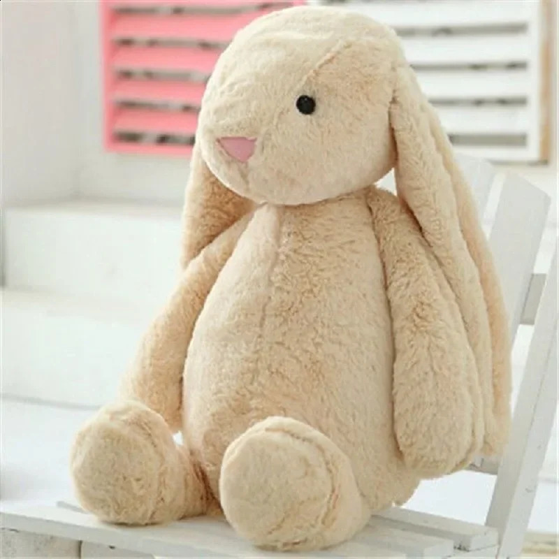 3040cm Cute Plush Toy Stuffed Rabbit Doll Babies Sleeping Companion Long Ear Childrens Gift 250115
