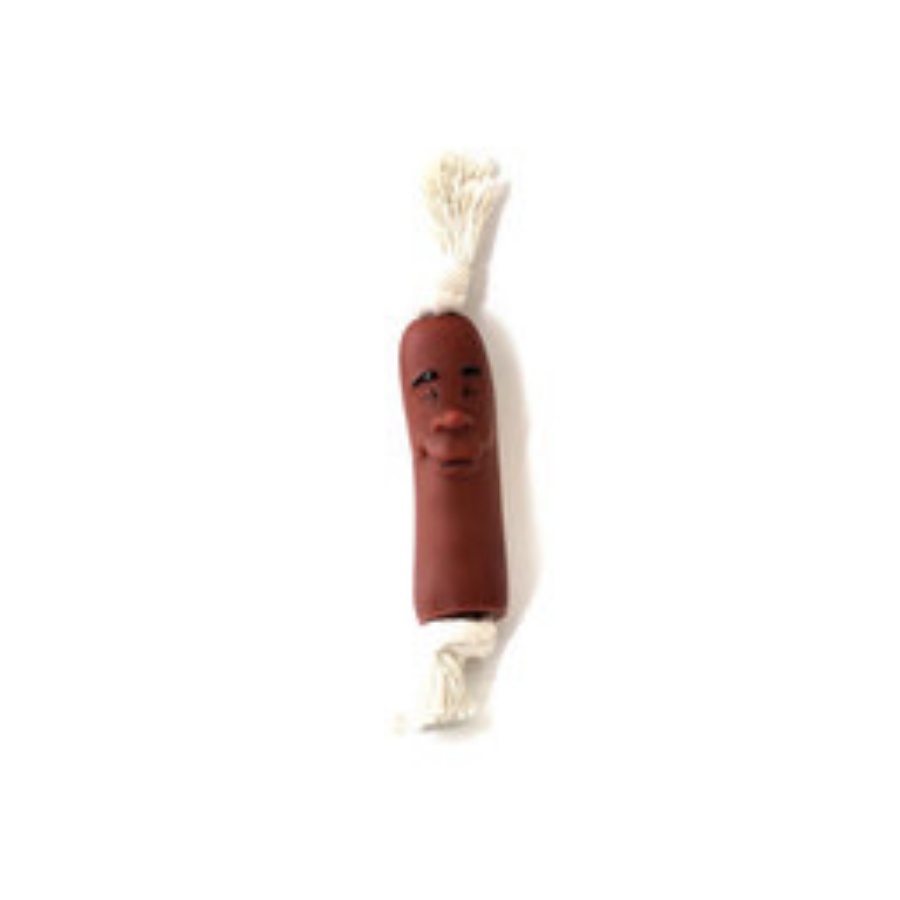 Vinyl pvc Pet Cartoon Sausage Corn Cat Dog Teeth Grinding Knot Interactive Toy Pet Supplies