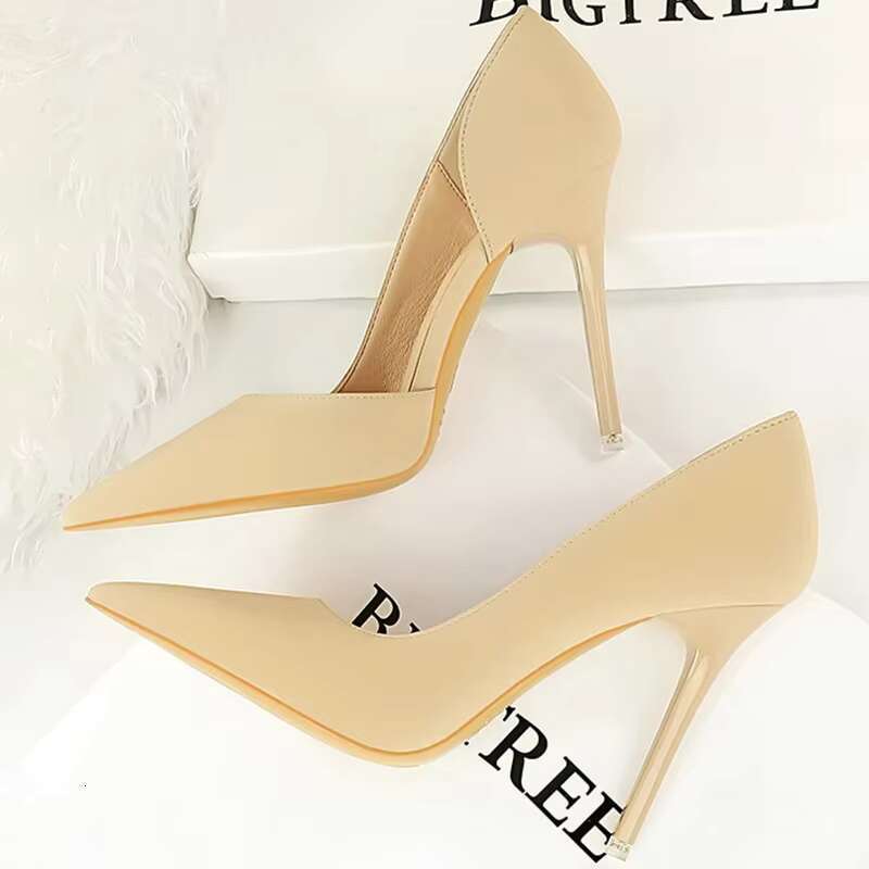 New Women 11cm High Wine Red Green Pumps Plus Size 34-43 Stripper Evening Orange Heels Lady Wedding Bridal Scarpins Shoes