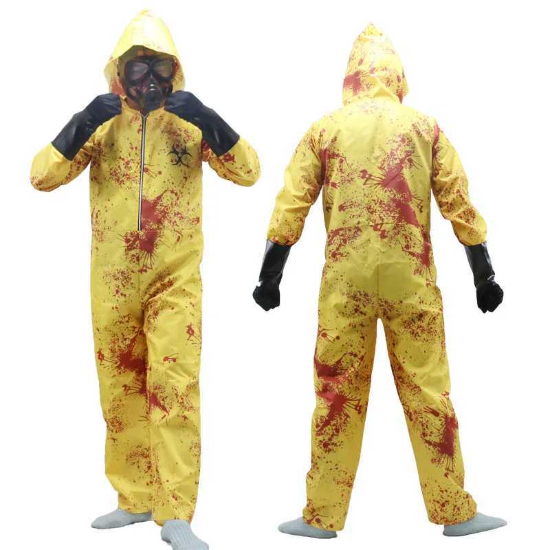 Infect Child Zombie Resident Biochemical Protective Clothing Costume Evil Purim Boy Girl Radiation Protection Jumpsuit Outfit W250117