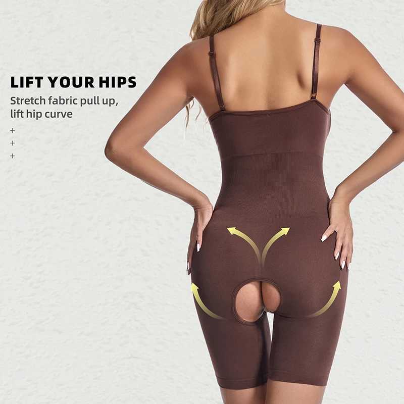 Womens tight fitting clothing abdominal control full body shaping weight loss sheath hip lifting upward push slimming abdominal plastic corset W250120