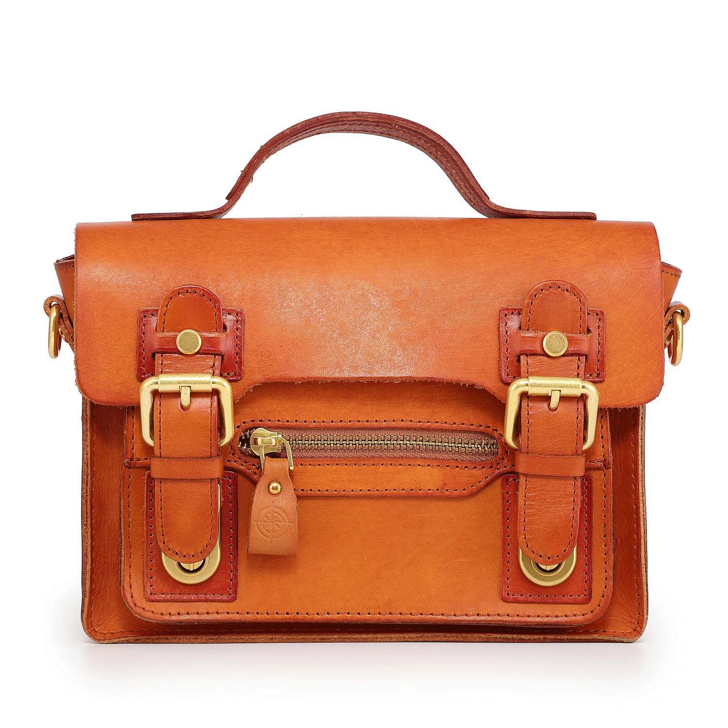 Crossbody Genuine Leather British Personalized Handheld Women's Fashion Small Commuter Shoulder Bag