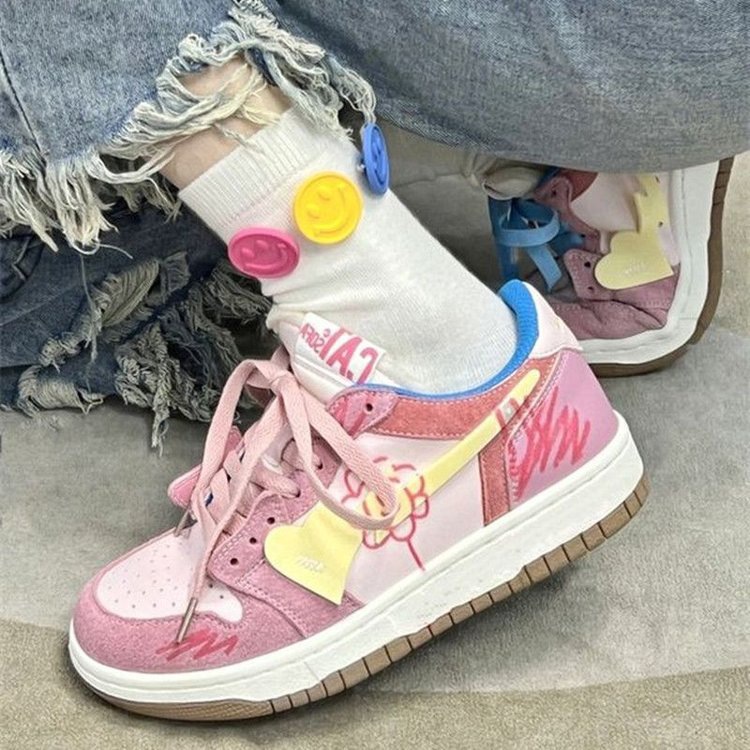 New hot free shipping designer shoes for womens casual shoes pink outdoor sneakers sport shoes size 35-40